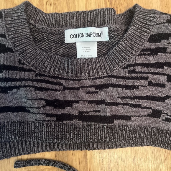 Long sleeve 2 piece crop sweater - Picture 5 of 5